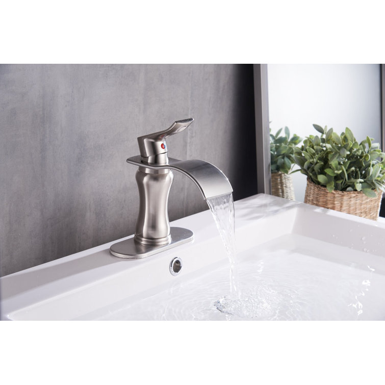 Aquafaucet Waterfall Bathroom Faucet Everything Bathroom